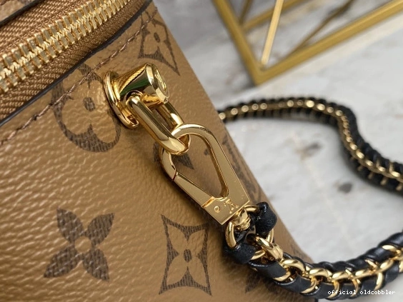 Official oldcobbler VUITTON VANITY PM LOUIS 0718